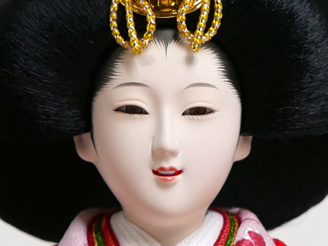 桜模様の金襴衣装雛人形