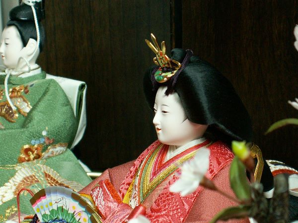 松寿工房最上級！手刺繍の衣装が豪華な雛人形親王飾り
