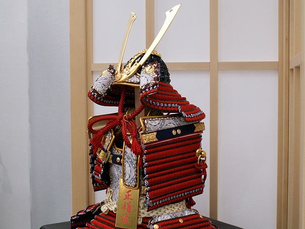 赤糸威本仕立て大鎧1/6サイズ和風の五月人形【限定品】