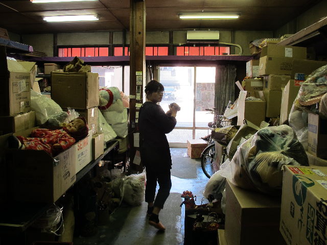 十二段屋に預けられた供養を待つ人形