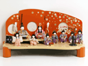 【激安特価在庫処分】花夢九人飾り木目込み人形