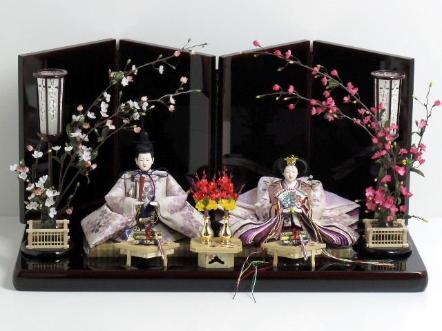 日本最大のブランド 親王台 ため塗り 小 雛人形