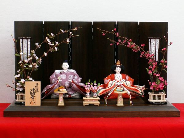 伝統工芸士 小西清甫着せ付け(作号：清華)、伝統工芸士 藤澤瑞馨(お顔)の雛人形がお手ごろ価格！