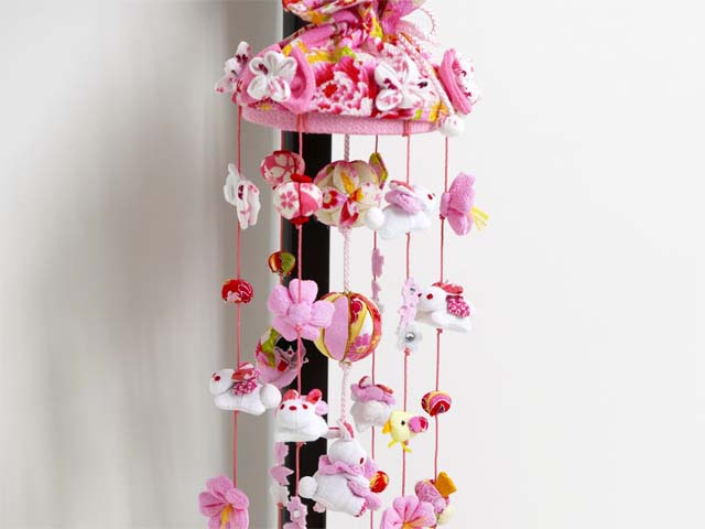 吊るし飾り 小粒うさぎが安い ひな祭り～広島市の人形問屋十二段屋
