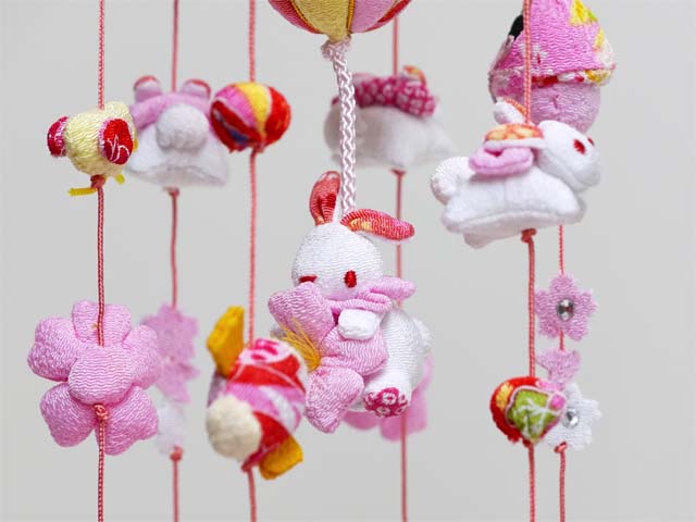 吊るし飾り 小粒うさぎが安い ひな祭り～広島市の人形問屋十二段屋