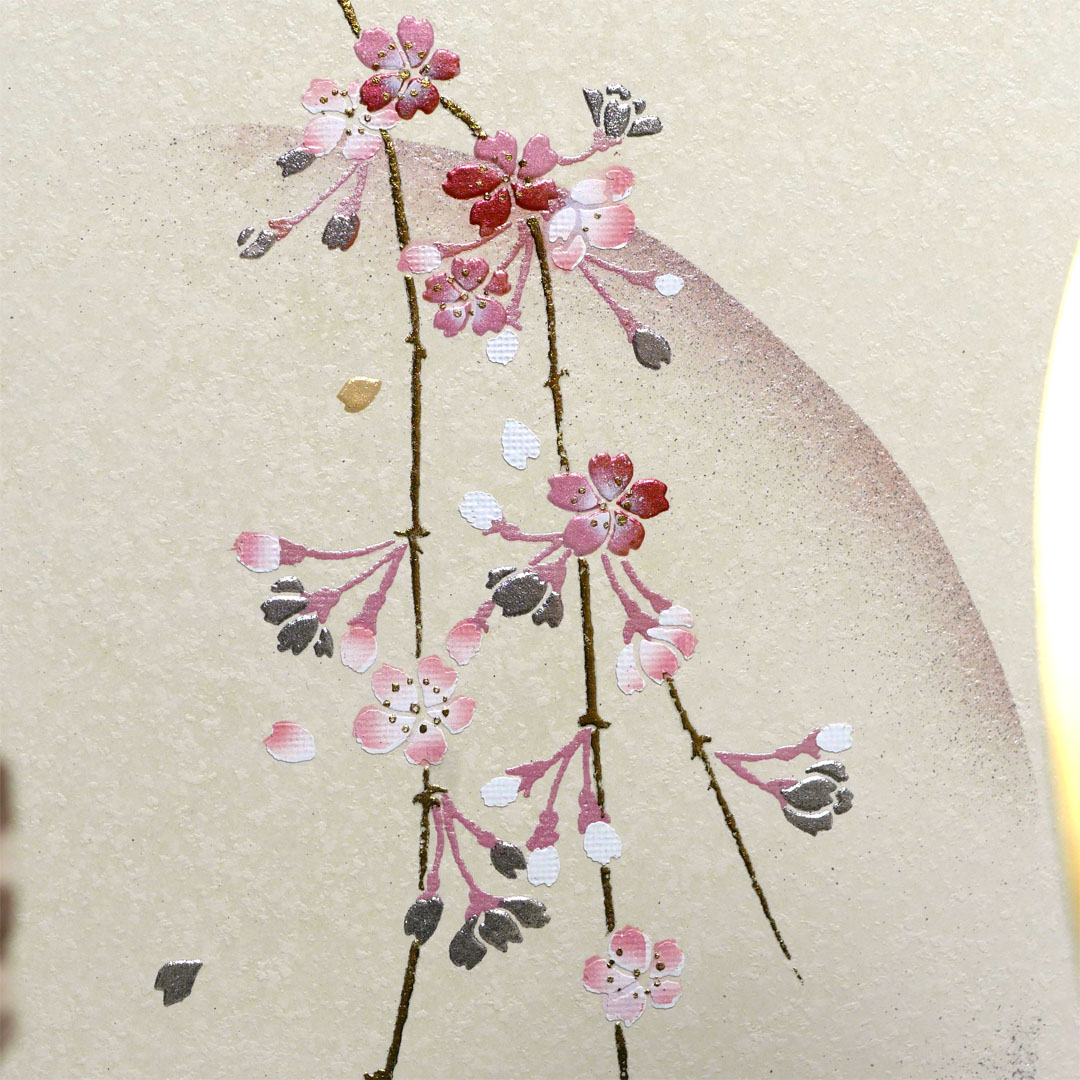 雄山作 無双雀 1/5 奉納兜 黒小札紅梅威桜段違い屏風収納飾り