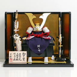 甲子之平安8号金屏風兜飾り 雄山作