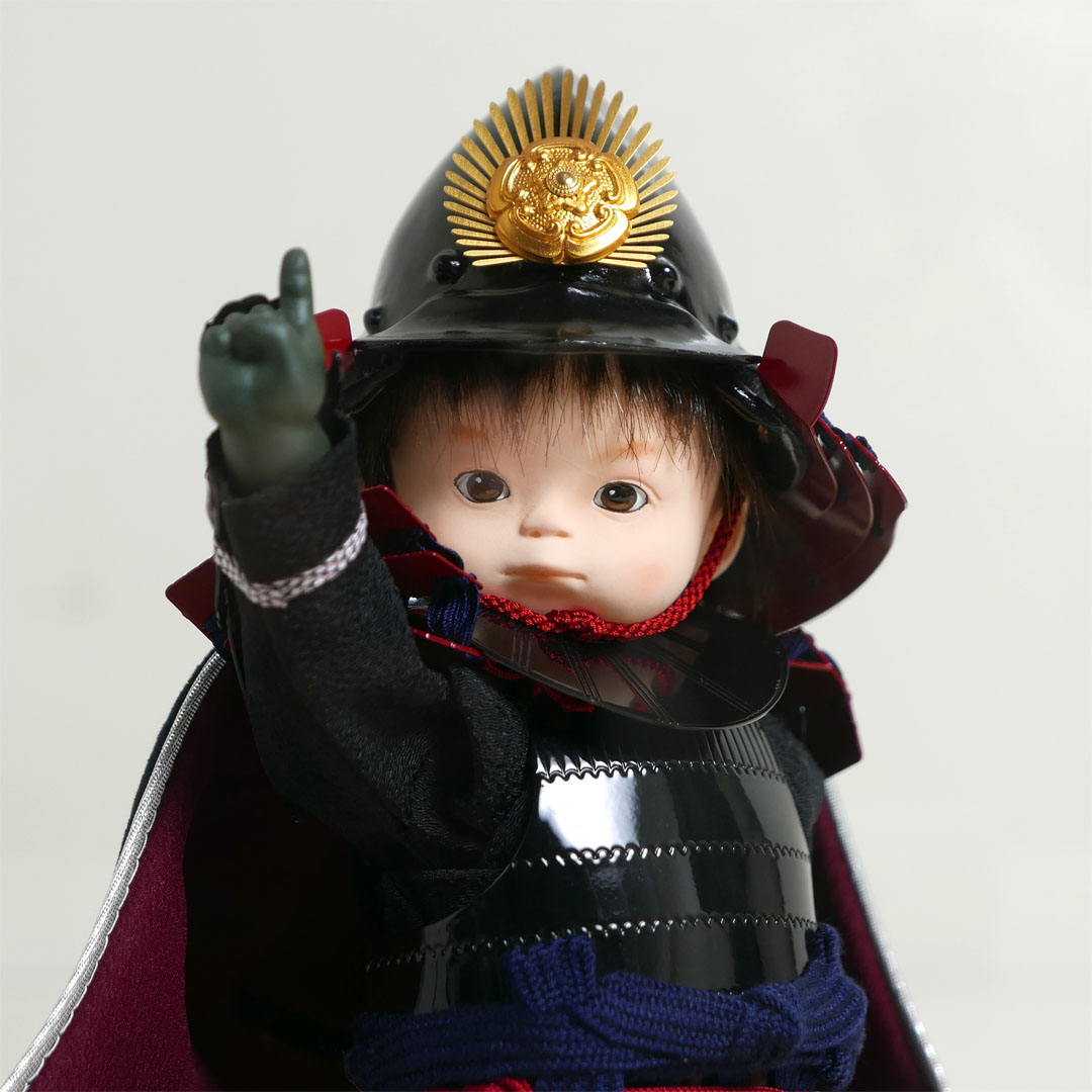 一番星織田信長 もののふ童 アクリル5面ケース飾り 人形工房壹三作