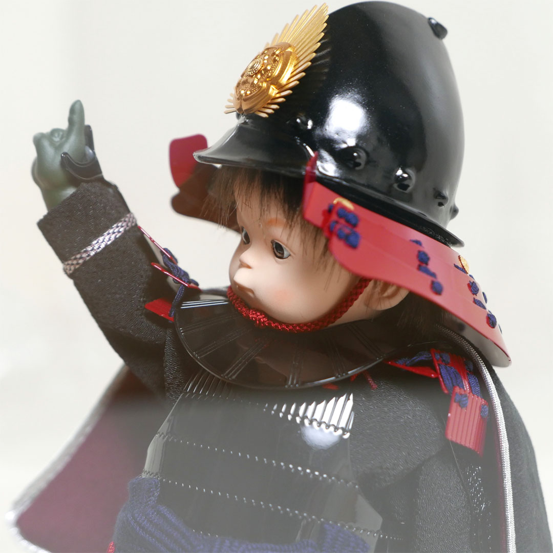一番星織田信長 もののふ童 アクリル5面ケース飾り 人形工房壹三作