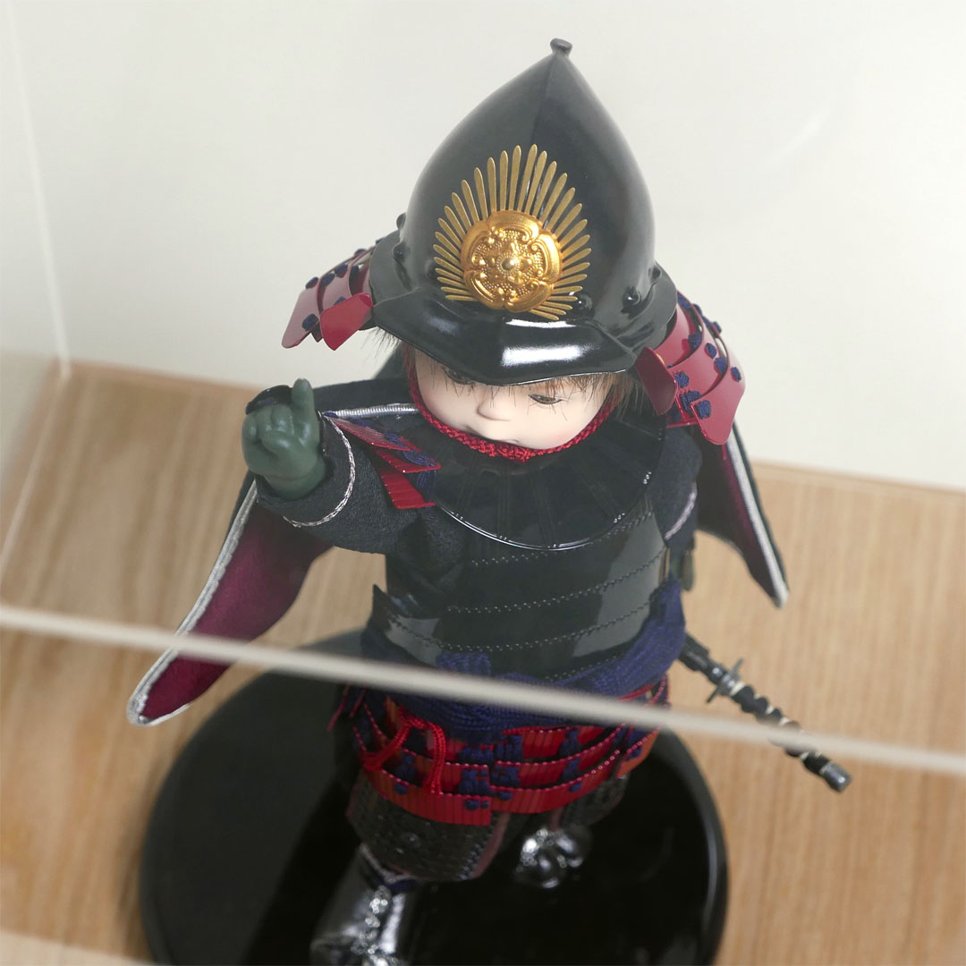 一番星織田信長 もののふ童 アクリル5面ケース飾り 人形工房壹三作
