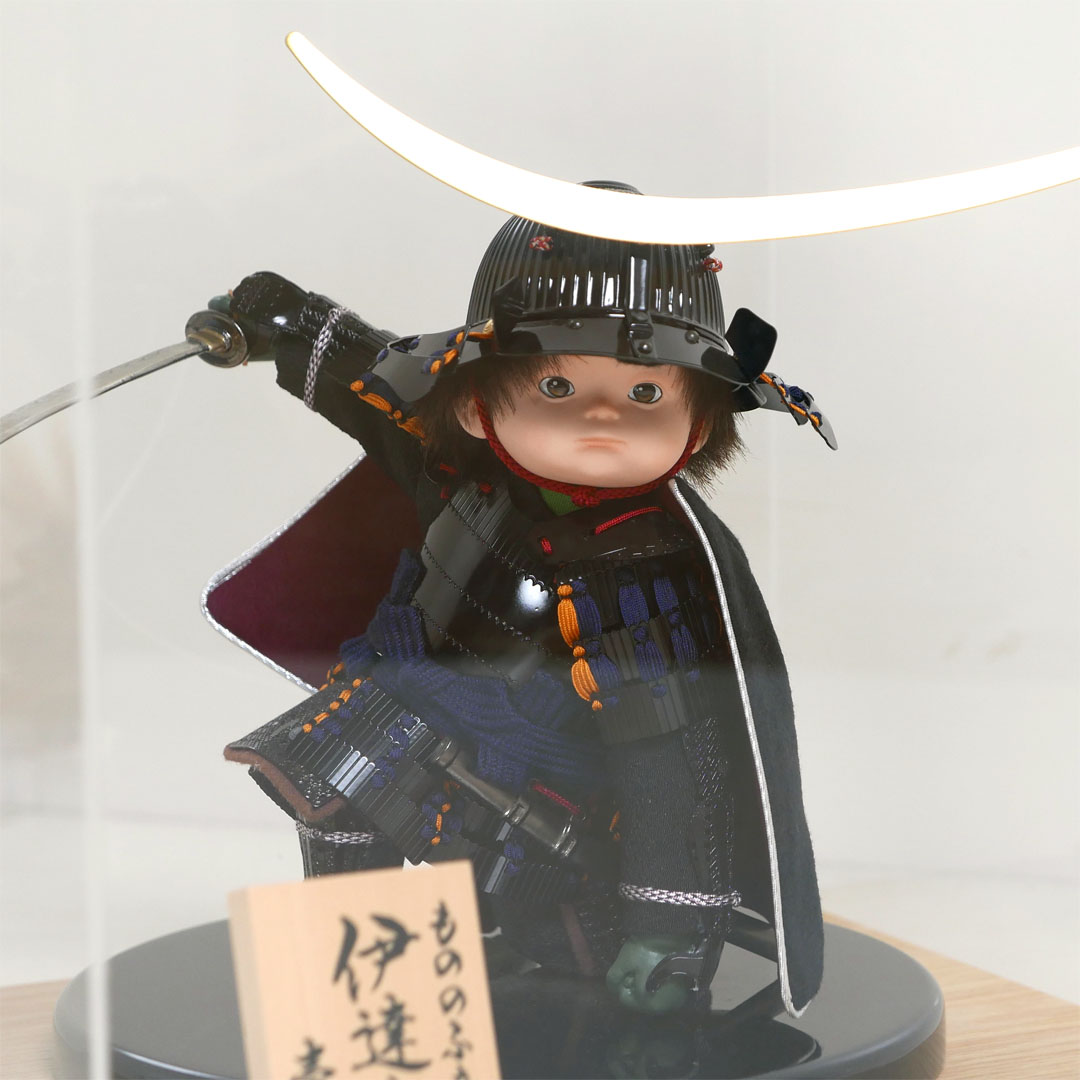 英雄見参 伊達政宗 もののふ童 アクリル5面ケース飾り 人形工房壹三作