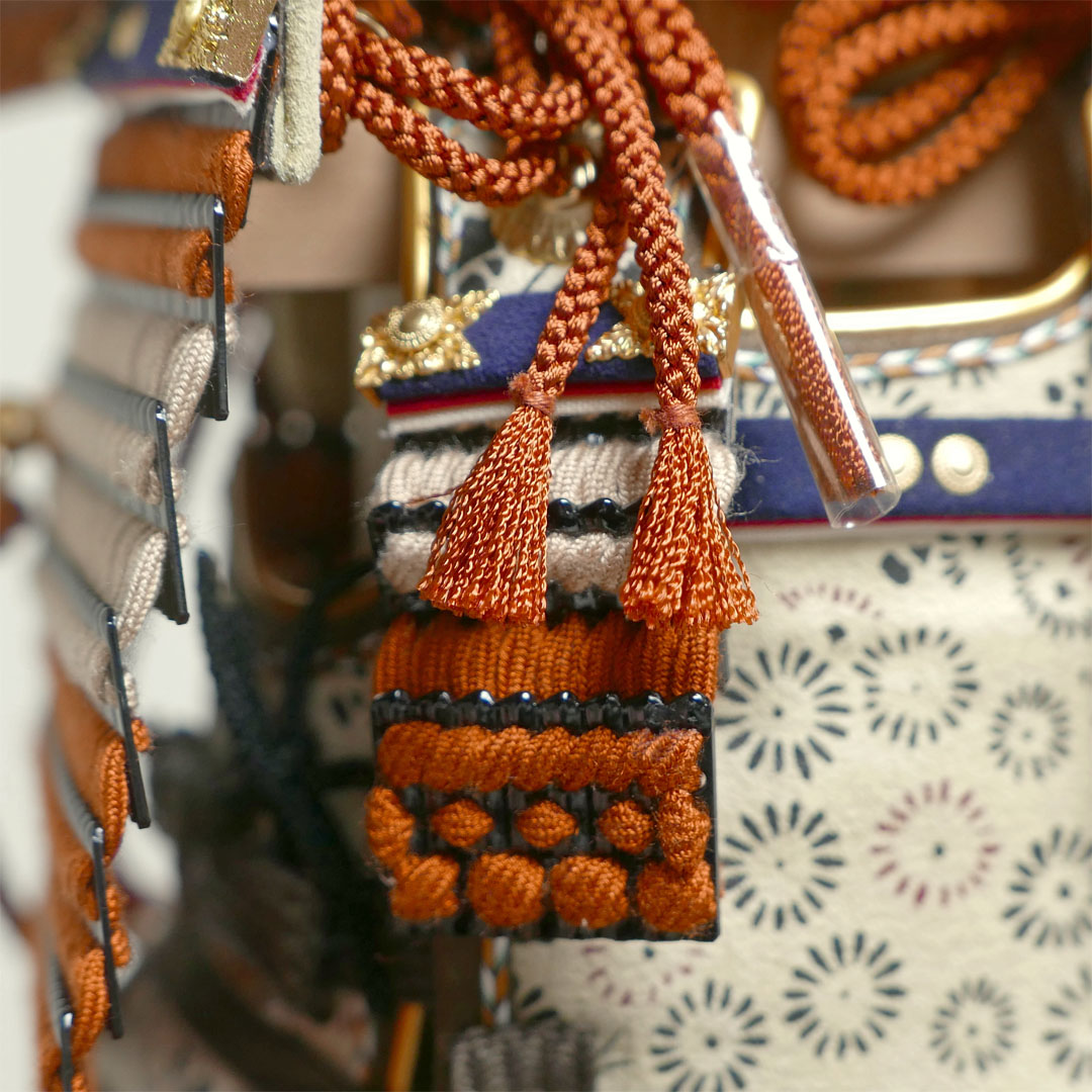 雄山作 奉納鎧 1/5 飛鳥 黒小札真朱糸威