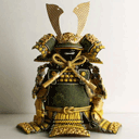 【激安五月人形在庫処分】金茶小札黄糸威し胴丸鎧（鎧単品）