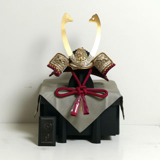 無双雀 1/5 奉納兜 黒小札紅梅威