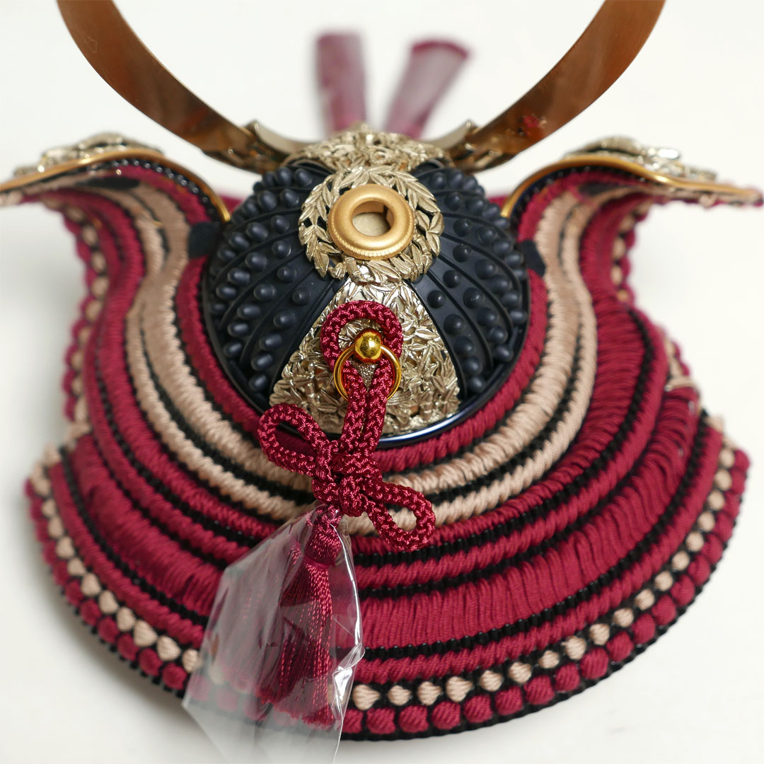 無双雀 1/5 奉納兜 黒小札紅梅威