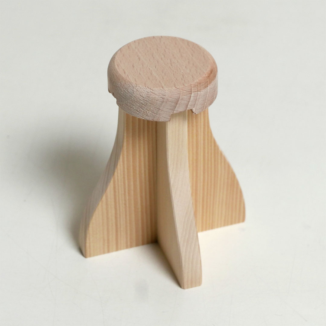 雄山作 暁紺糸威兜1/5サイズ 兜単品