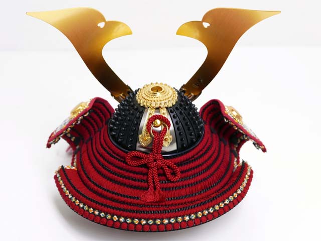 甲子之平安兜10号黒小札赤糸威