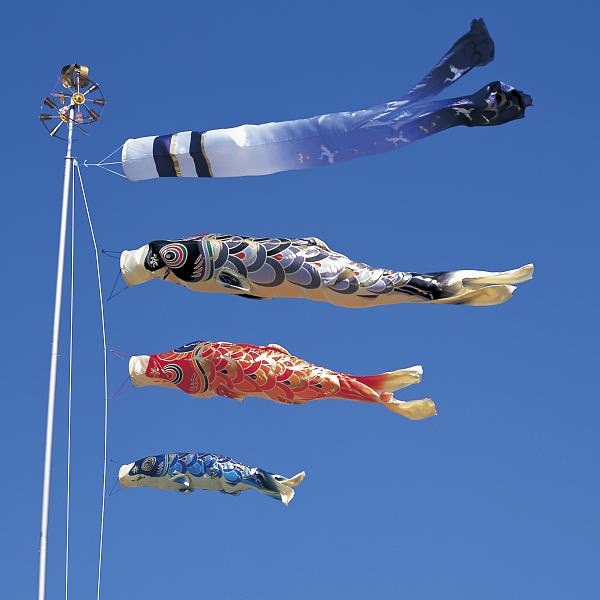 鯉のぼり超強力ロングポールセットが安い ～広島市の人形問屋十二段屋