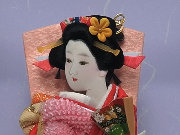 しぼり金彩6号羽子板ケース飾り