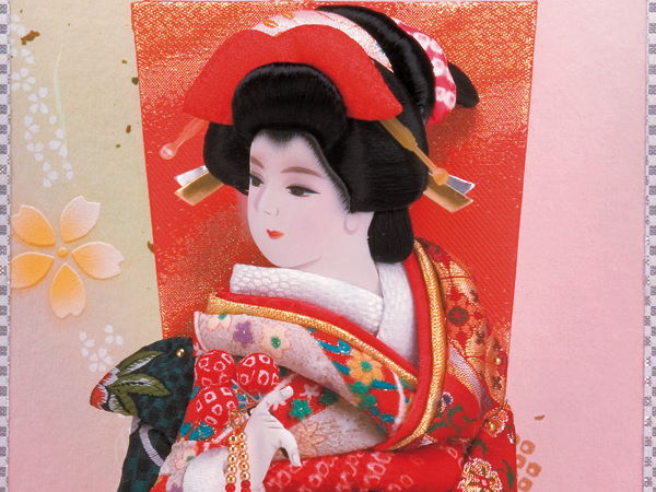 ほほえみ10号羽子板ケース飾りお顔アップ