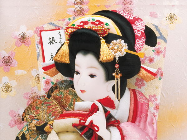 むらさき18号羽子板ケース飾りお顔アップ