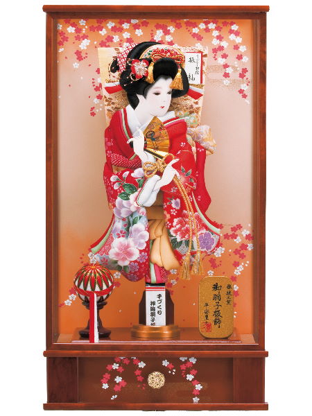 あきしの18号羽子板ケース飾り