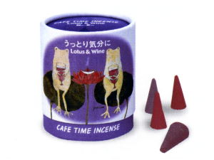 上品なロータスの香りと芳醇なワインの香りのアソート、カフェタイムインセンス(CAFE TIME INCENSE)インセンス　うっとり気分に